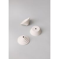 Ceramic Stairs Rosette White