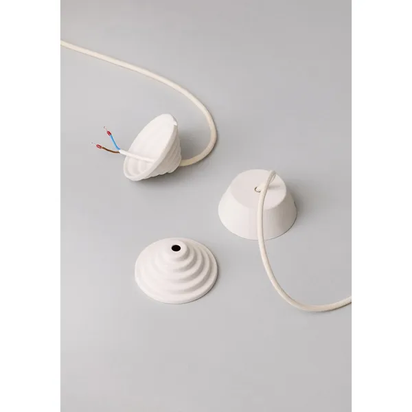Ceramic Stairs Rosette White