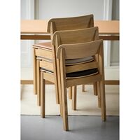 Everyday Dining Chair Lacquered Oak/Re-Wool 128