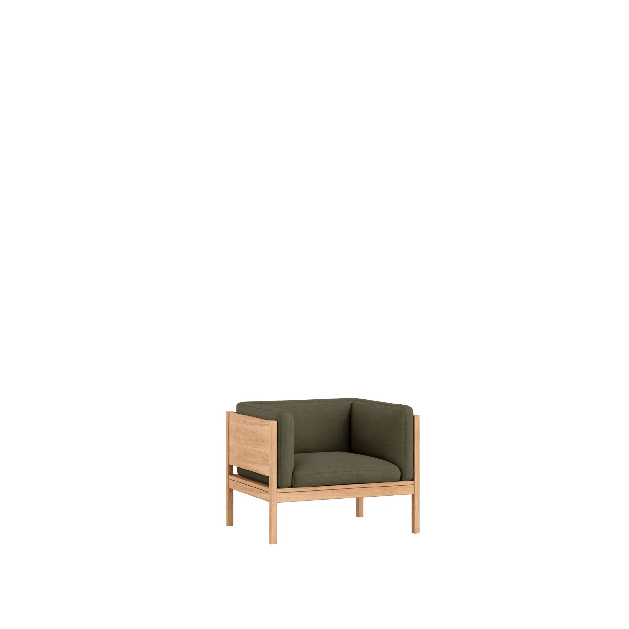 Modulær Lenestol Eik/re-wool 977