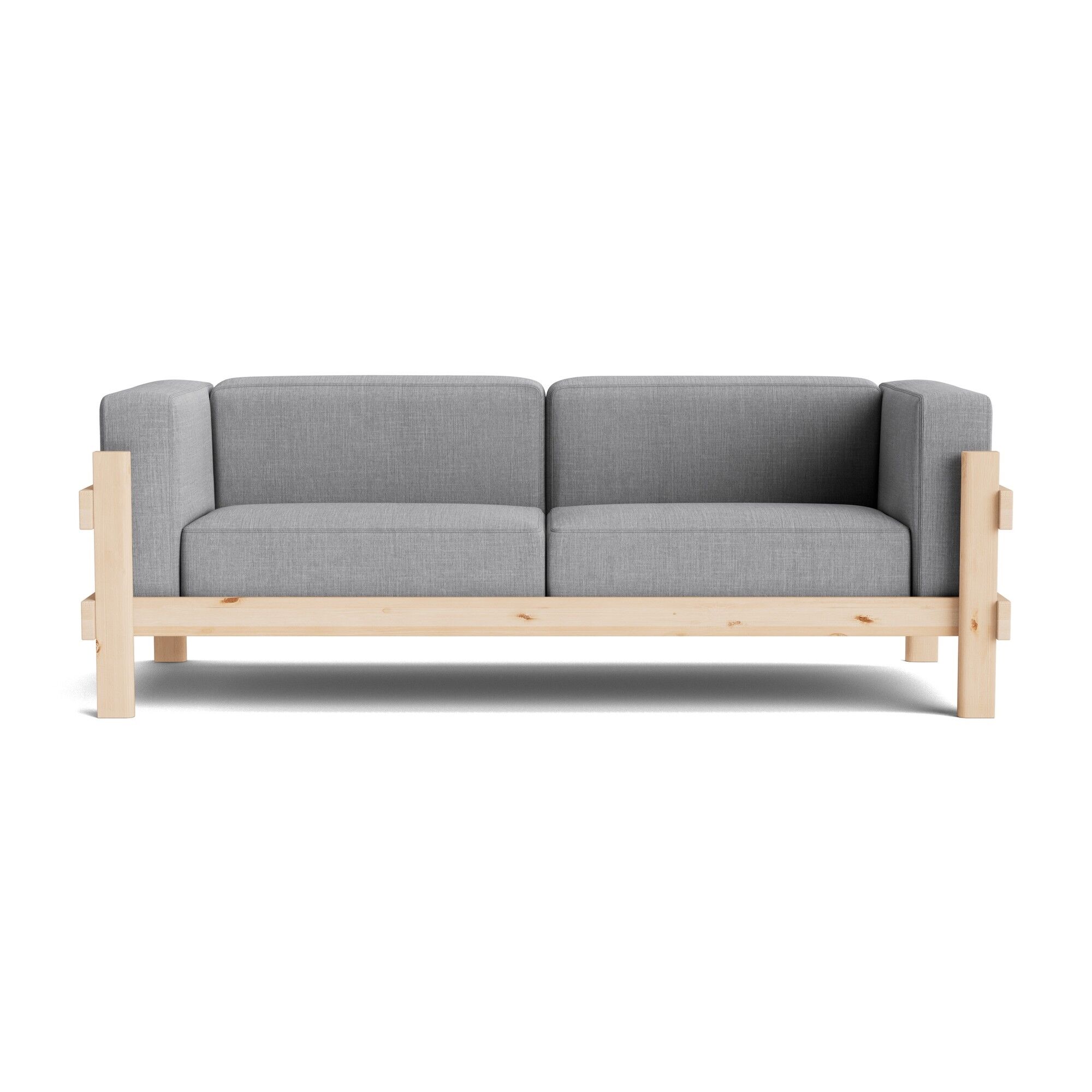 Kube 3-seters Sofa Furu/Remix 143