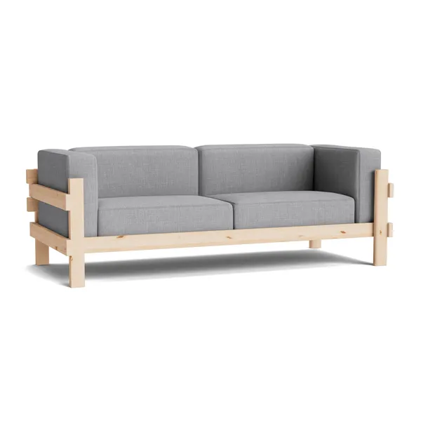 Kube 3-Seater Sofa Pine/Remix 143