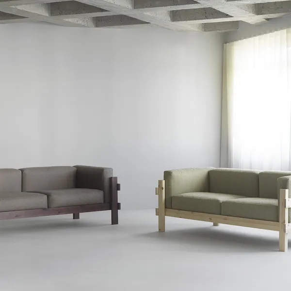 Kube 3-Seater Sofa Pine/Remix 143