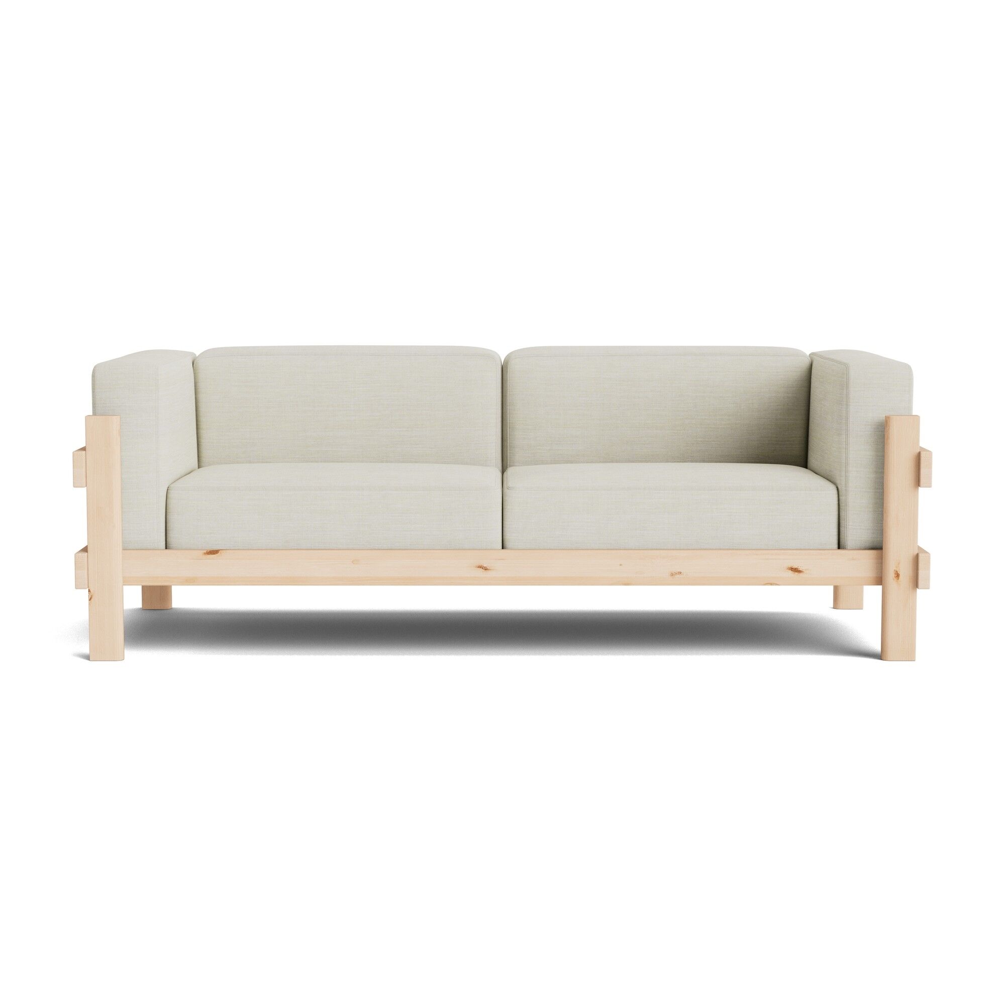 Kube 3-Seater Sofa Fyrretr/Remix 223
