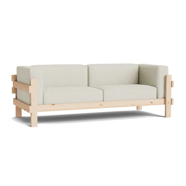 Kube 3-Seater Sofa Pine/Remix 223