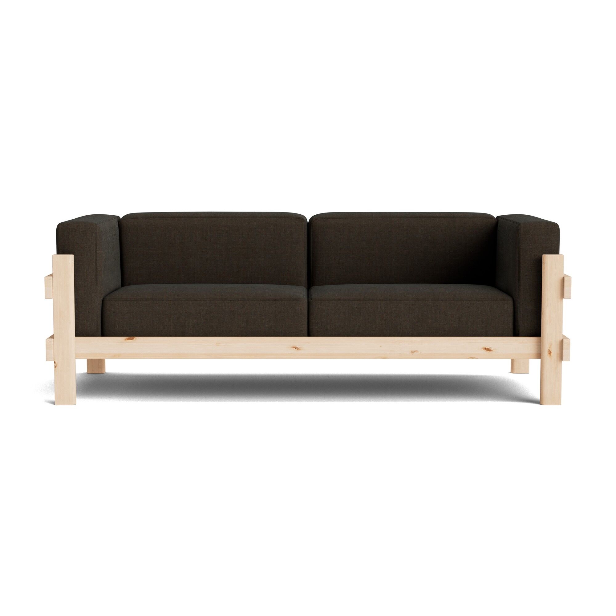 Kube 3-Seater Sofa Fyrretr/Remix 356