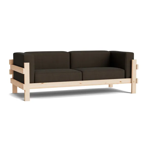 Kube 3-Seater Sofa Pine/Remix 356