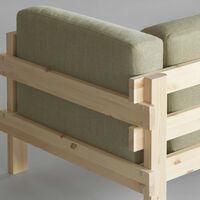 Kube 3-Seater Sofa Pine/Remix 356