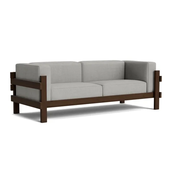 Kube 3-seters Sofa mørkebrun/Remix 143
