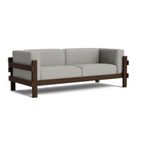 Kube 3-seters Sofa mørkebrun/Remix 143