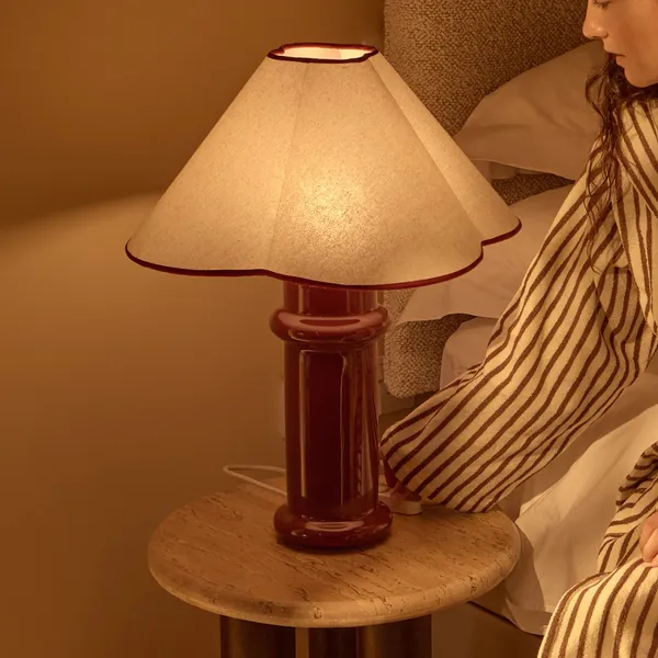 Heath Table lamp Port Red