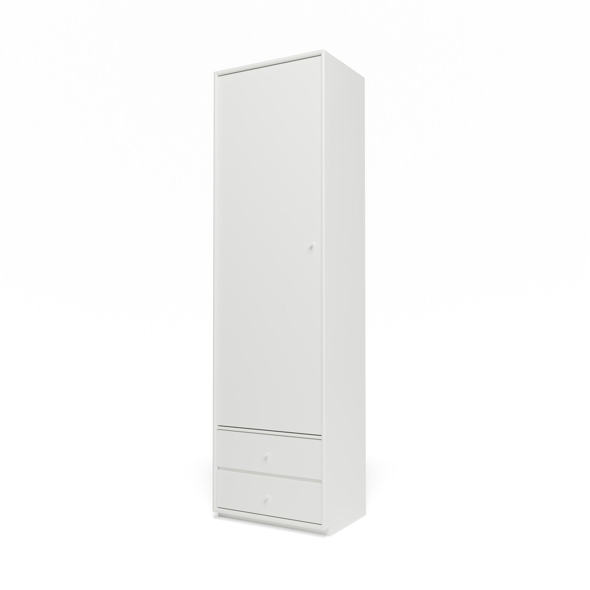 Selection Attire I Garderobeskab Med Sokkel 01-White