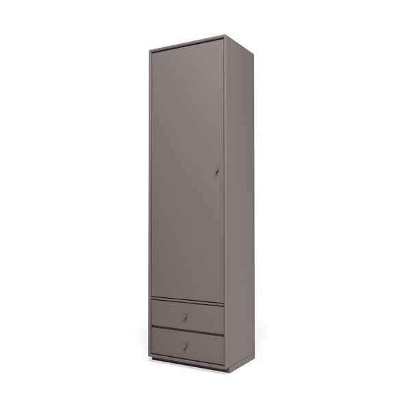 Selection Attire I Wardrobe With Plinth 35-Coffee