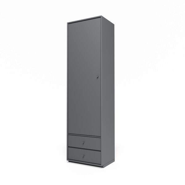 Selection Attire I Wardrobe With Pedestal 36-Coal