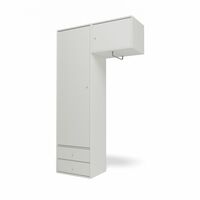 Selection Attire II Wardrobe With Hanging Rails 09-Nordic