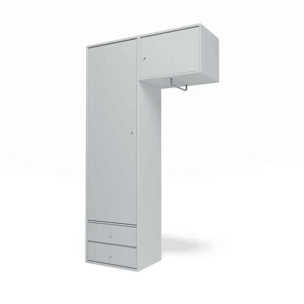 Selection Attire II Wardrobe With Hanging Rail 156-Oyster