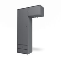Selection Attire II Wardrobe With Hanging Rail 36-Coal