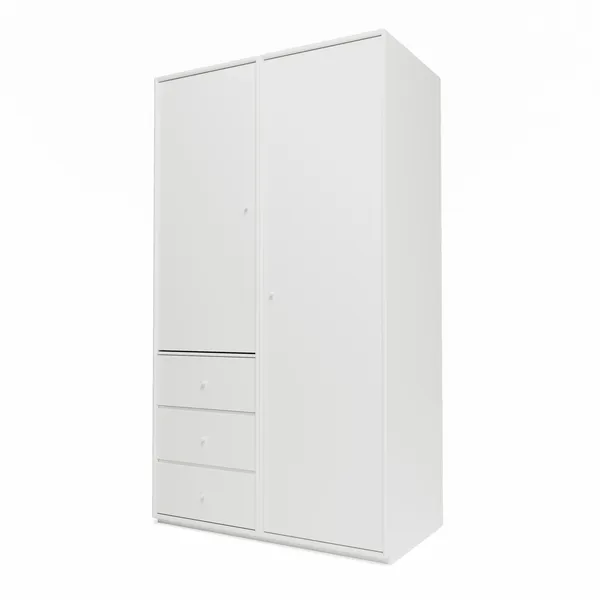 Selection Kleding III Kledingkast met Sokkel 01-Wit