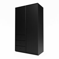 Selection Attire III Wardrobe With Plinth 05-Black