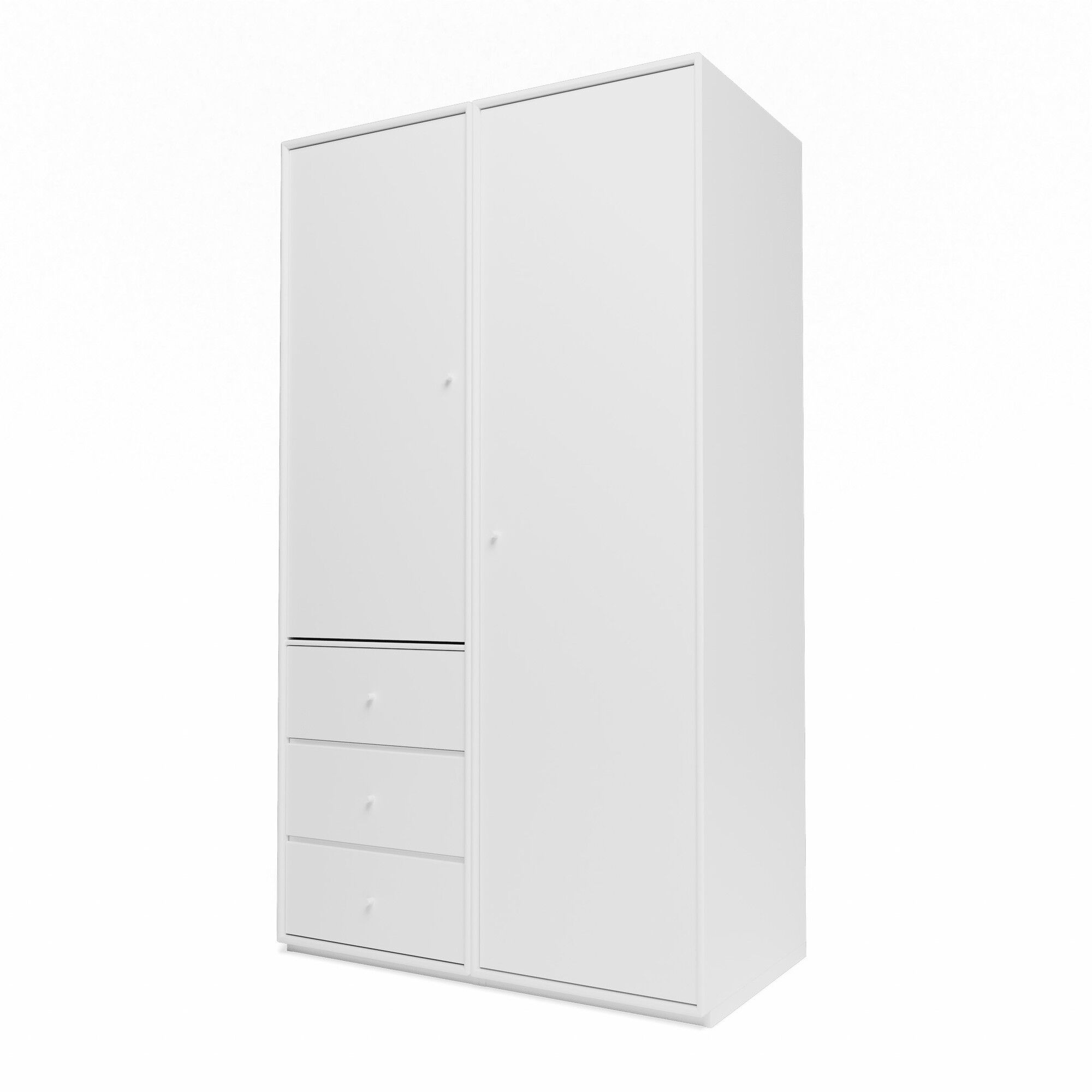 Selection Attire III Garderobe med Pidestall 101 – Nyhvit