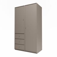 Selection Attire III Wardrobe With Pedestal 141-Truffle