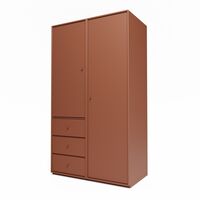 Selection Kleding III Garderobe met Sokkel 146-Hazelnoot