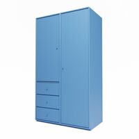 Selection Kleiderschrank III mit Sockel 154-Azur