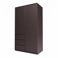 Selection Attire III Wardrobe With Plinth 160-Balsamic