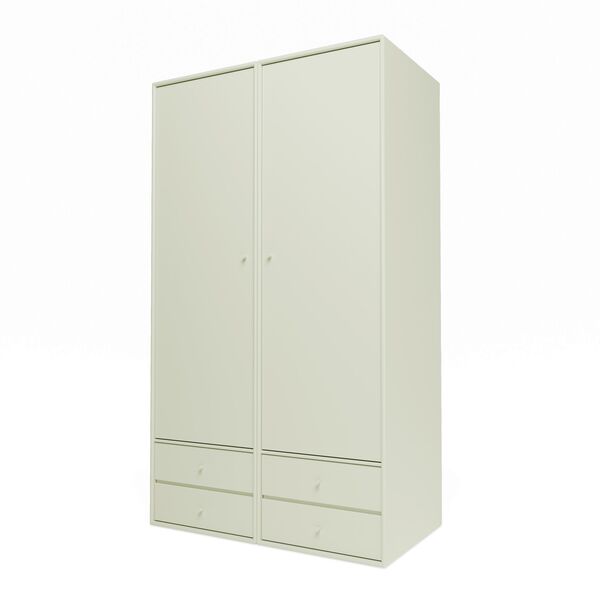 Selection Attire IIII Wardrobe With Open Door 140-Pomelo