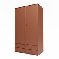 Selection Attire IIII Wardrobe With Open Door 146-Hazelnut