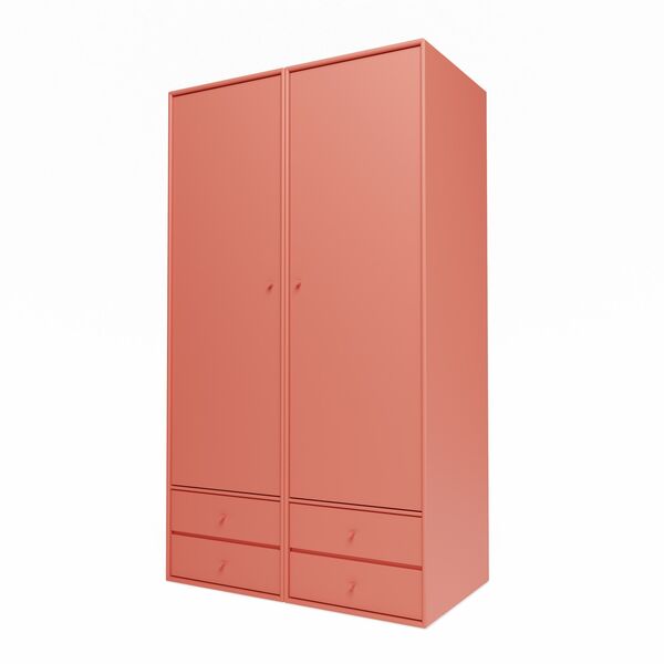 Selectie Kleding III Garderobe met Open Deur 151-Rabarber