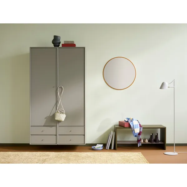 Selection Attire IIII Wardrobe With Open Door 165-Beetroot