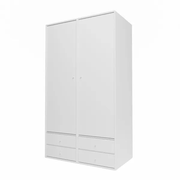 Selectie Kleding III Garderobe met Open Deur 38-Sneeuw