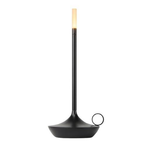 Wick PRO Transportabel Lampe Sort