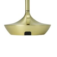 Wick PRO S Tragbare Lampe Messing
