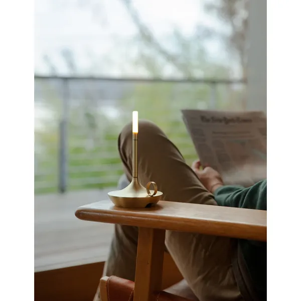 Wick PRO S Tragbare Lampe Messing