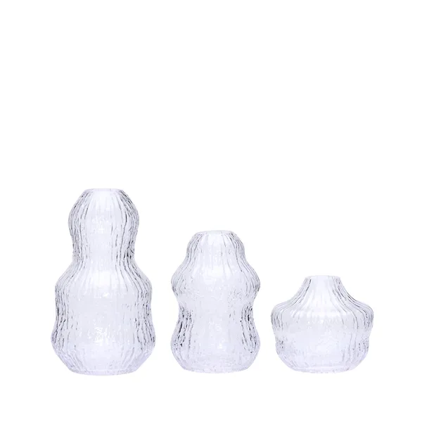 Fuyu Vase Set of 3 Clear