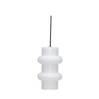 Pilule Double Pendant Shiny White