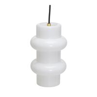 Pilule Double Pendant Shiny White