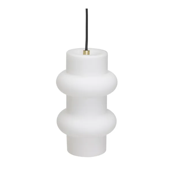 Pilule Double Pendant Matt White