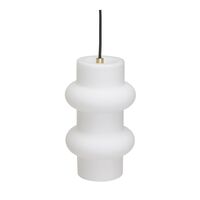Pilule Double Pendant Matt White
