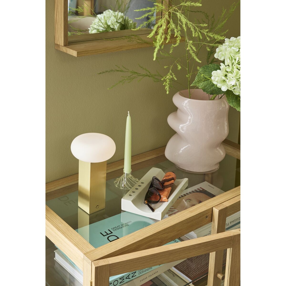 Low Transportable Lamp Brass