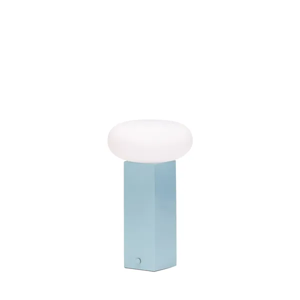 Low Portable Lamp Blue