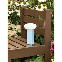 Low Portable Lamp Blue