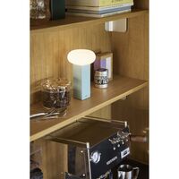 Low Portable Lamp Blue