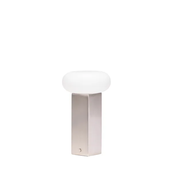 Low Portable Lamp Nickel
