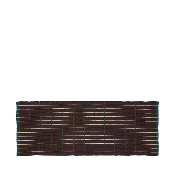 Cottage Carpet 80x200 Brown/ Dark Green