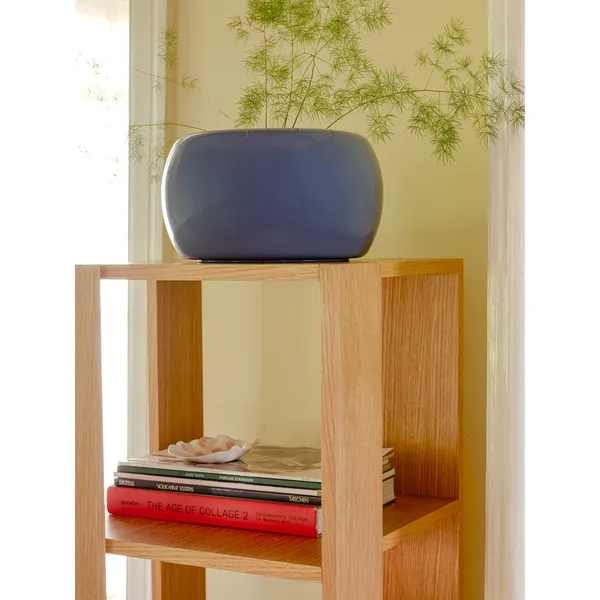 Maru Jar Set of 2 Blue/ Brown