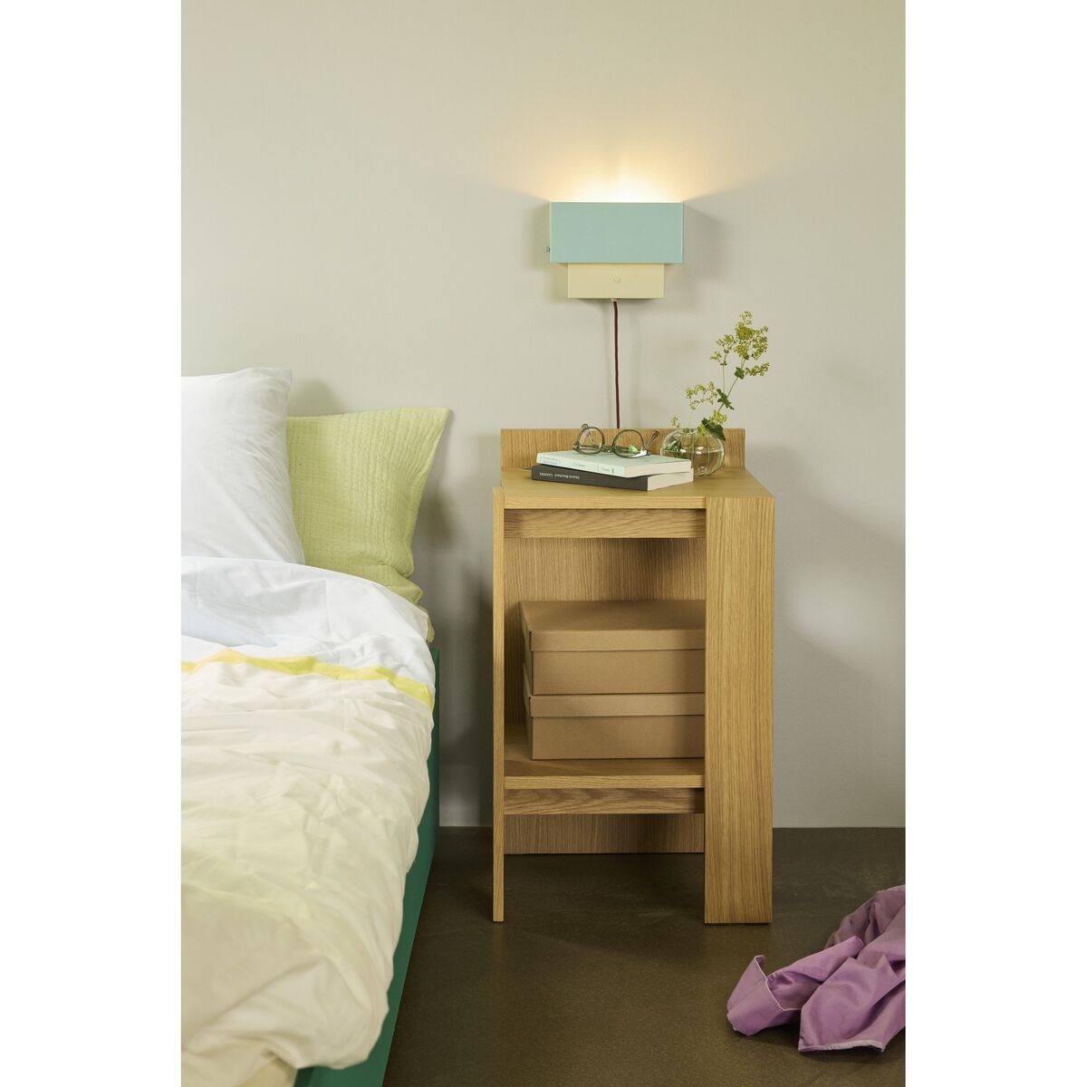 Merge Bedside Table Natural