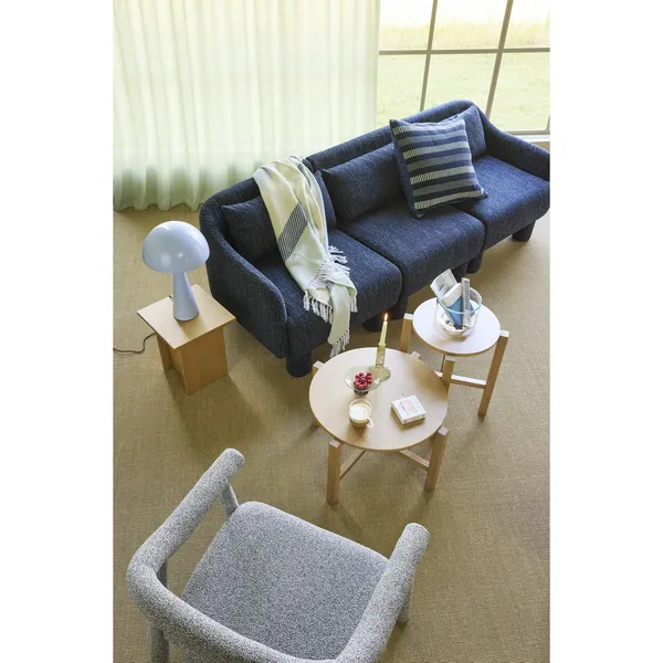 Ouli Armchair Light Grey Melange